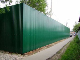 помогу установить или установлю сам дешевый забор из профнастила (Донецьк)