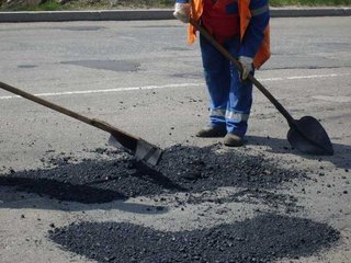 Ямочный ремонт дорог (Борисполь)