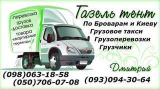 Грузоперевозки перевозка мебели вещей пианино 0930943064, 0507060708 (Бориспіль)