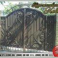 Ворота кованые, сварные, решетчатые, арочные под заказ, художественная ковка. (Мариуполь)