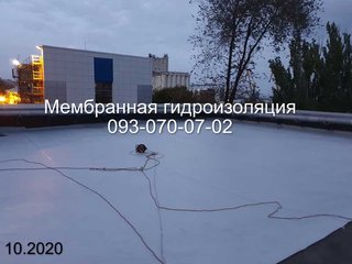 Ремонт мембранной крыши  в Одессе (Одеса)