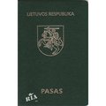 Литовский паспорт 2003-2006 года. (Киев)