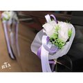 Украшение на свадебную машину, букет из искусственных цветов. (Київ)
