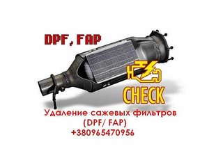 Отключение/ удаление сажевых фильтров DPF/ FAP и EGR (Киев)