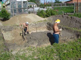 выкорчевываем выкопоим пень, копаем ямы, земляные работы (Донецк)