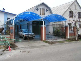 Навесы из поликарбоната и других материалов, для дома и дачи под зака (Луганск)