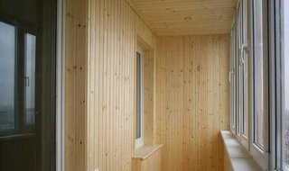 Обшивка деревянной вагонкой балконы, сауны, блок-хаус (Днепр)