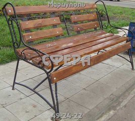 Кованые лавочки, скамейки для сада, кованые изделия от производителя под заказ, фото, цена. (Мариуполь)
