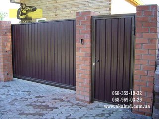 Простые ворота: распашные, откатные. Навесы, перила, решетки (Кривий Ріг)