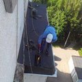 Ремонт кровли балконного козирька евро-рубероидом (Черкаси)